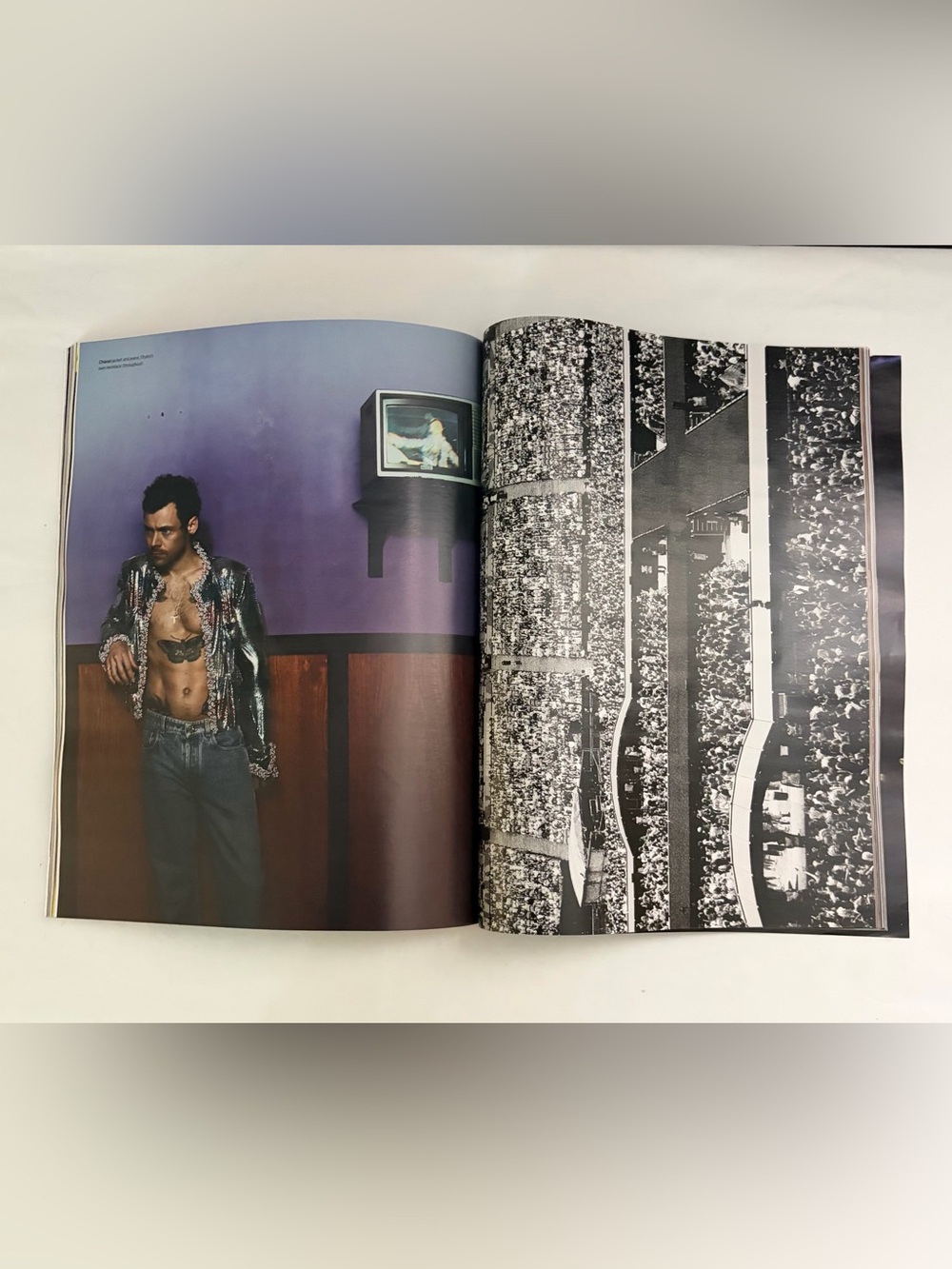 W Harry Styles Fashion “30 Page Portfolio Pop’s Electrifying Star” Volume 4 Mag - Picture 3 of 15